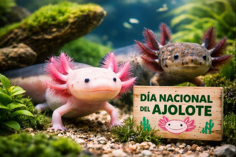Día Nacional del Ajolote: Salvando un símbolo vivo de México