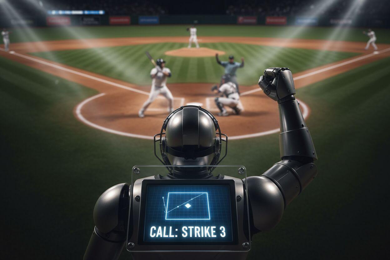 Robot árbitro decide juego en MLB por primera vez
