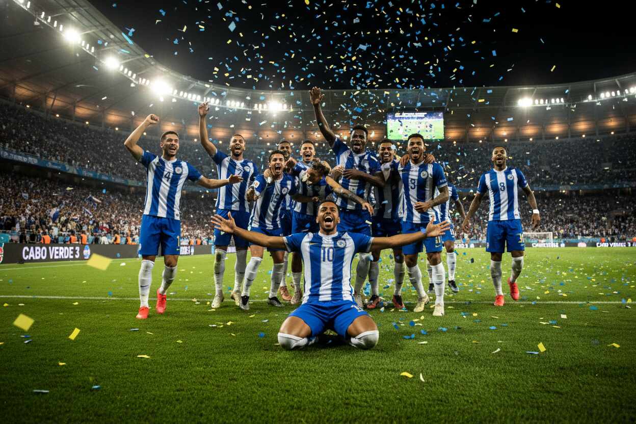 Cabo Verde vence a Serbia 3-0 en preparación para el Mundial