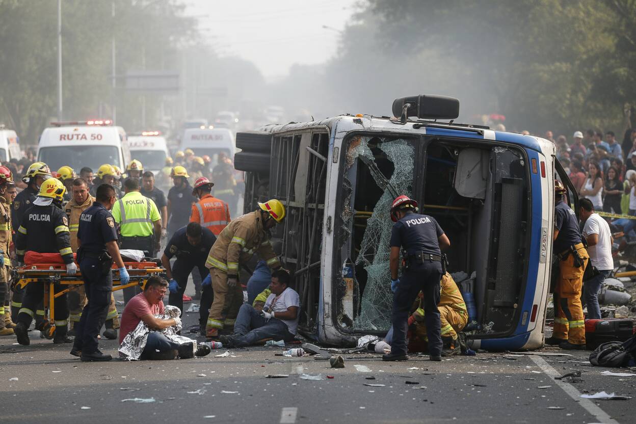 Accidente en Puebla: Tren aplasta Ruta 50 y deja 21 heridos