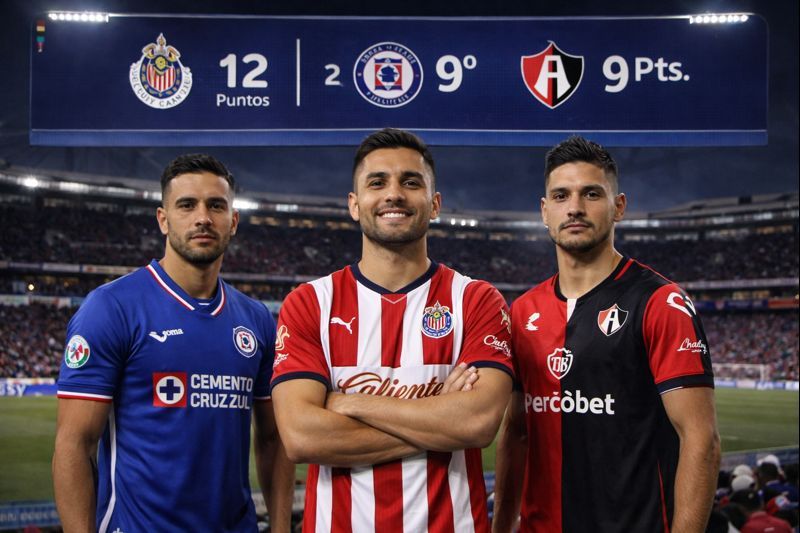Chivas lidera la Liga MX tras la Jornada 4 del Clausura 2026