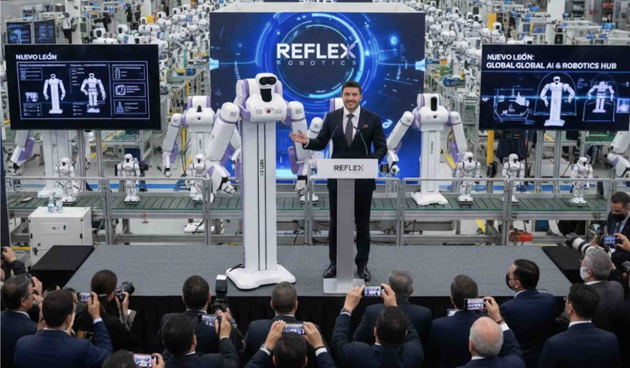 Samuel García anuncia llegada de robots humanoides 'Reflex Robotics' a Nuevo León