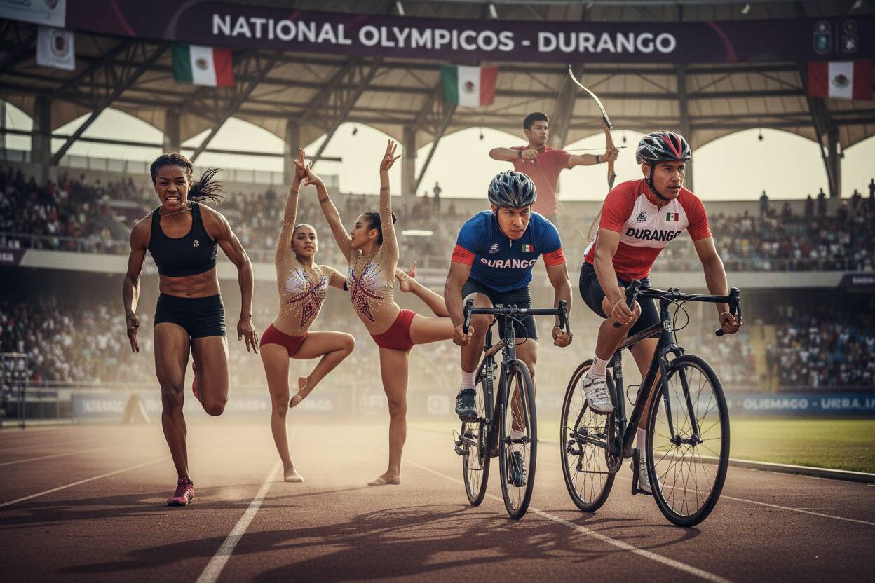 Durango concluye participación en Olimpiada Nacional con destacadas actuaciones