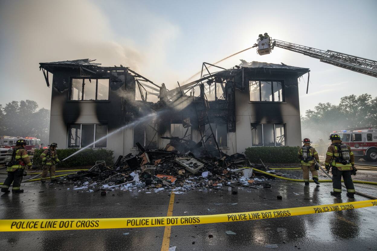 Incendio arrasó laboratorio de investigación marina de la USF en St. Petersburg