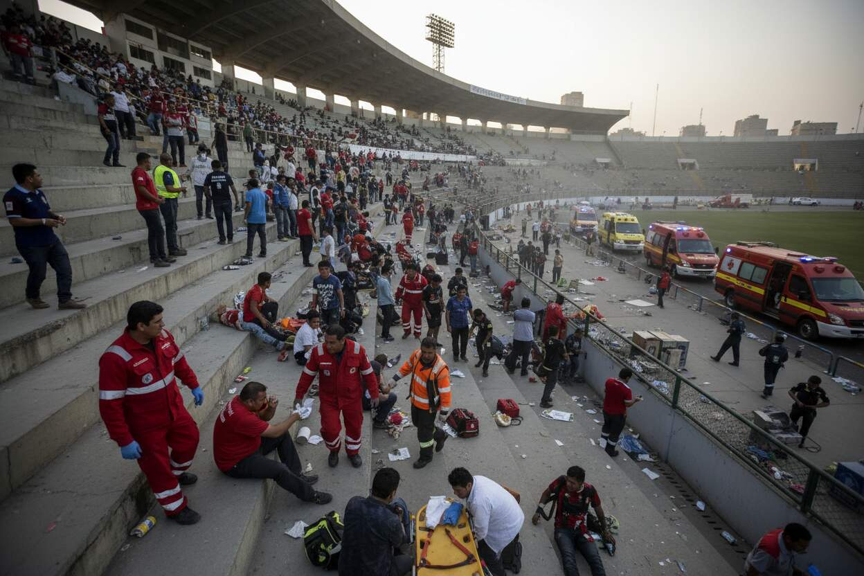 Aglomeración en estadio de fútbol de Perú deja al menos un muerto y 60 heridos