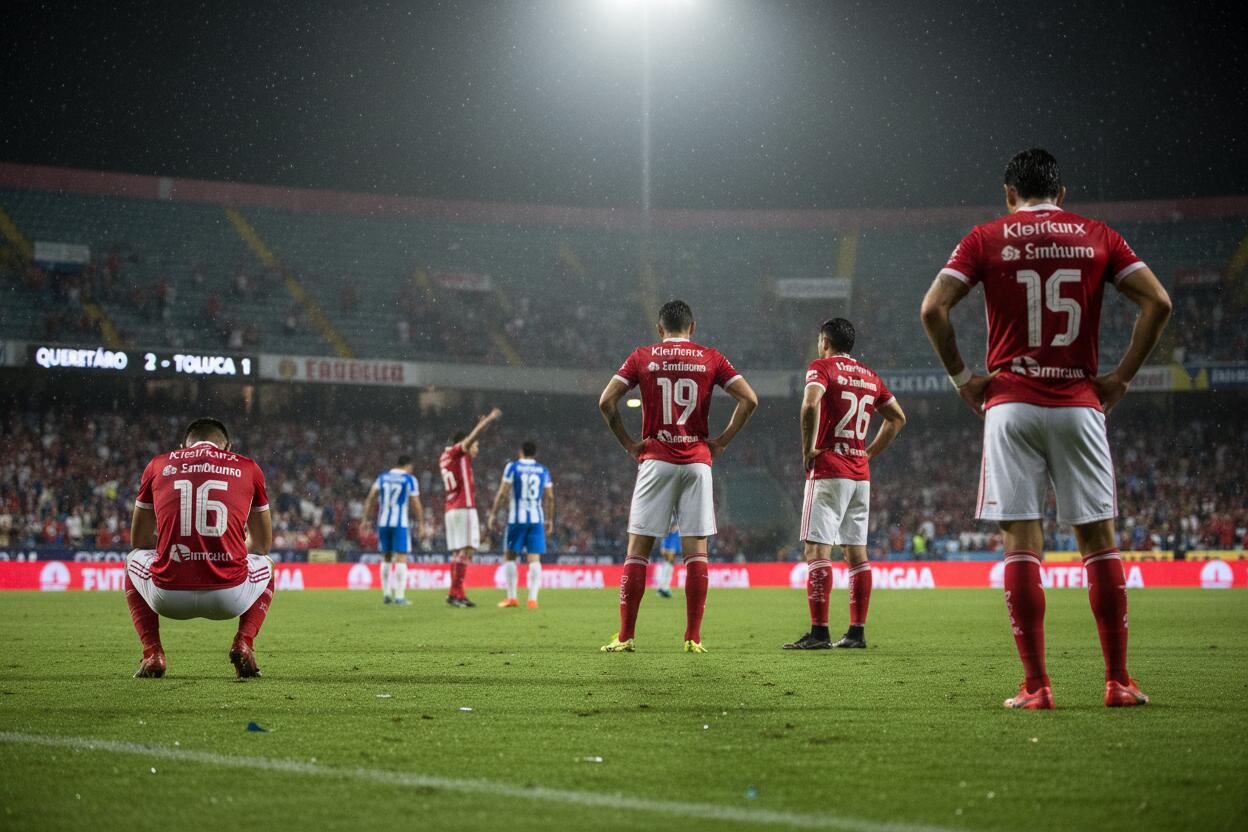 Querétaro vence al Toluca y rompe su invicto en la Liga MX