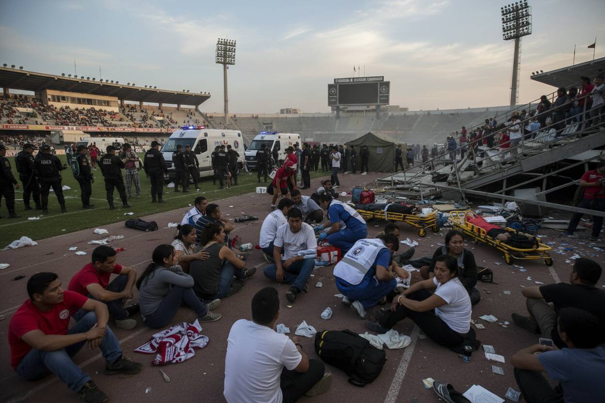 Tragedia en estadio de Alianza Lima: Fallece aficionado por avalancha humana.