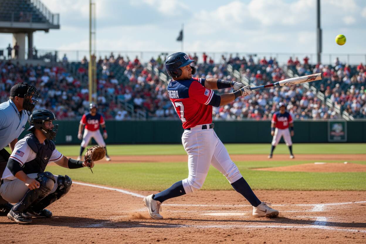 Roberto Sierra brilla con bronce mundial en softbol Sub-23