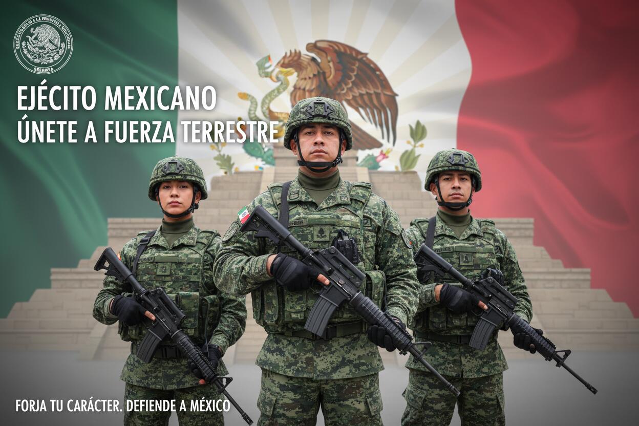 Reclutamiento para Guardia Nacional y Fuerzas Armadas con 489 plazas disponibles