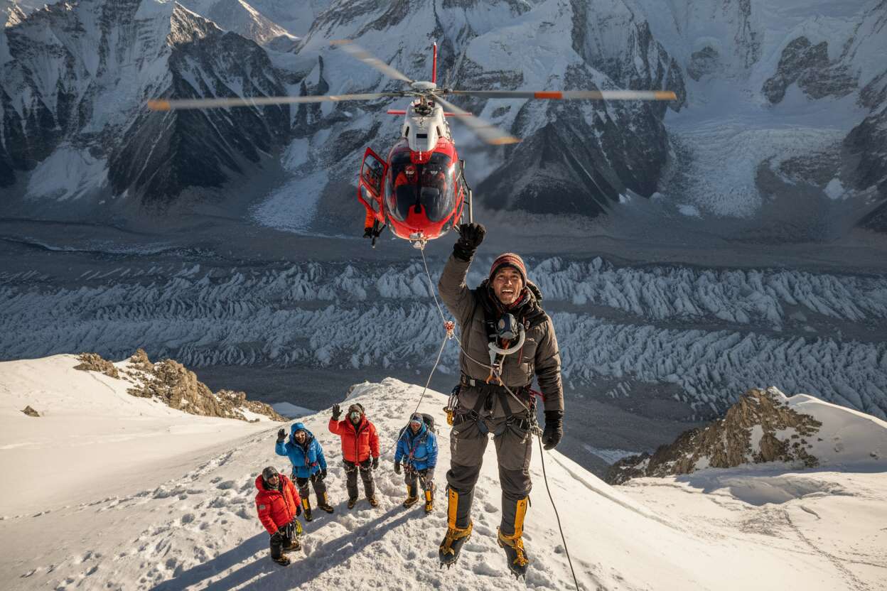 Guía sherpa desaparecido en el Everest es encontrado vivo después de una semana
