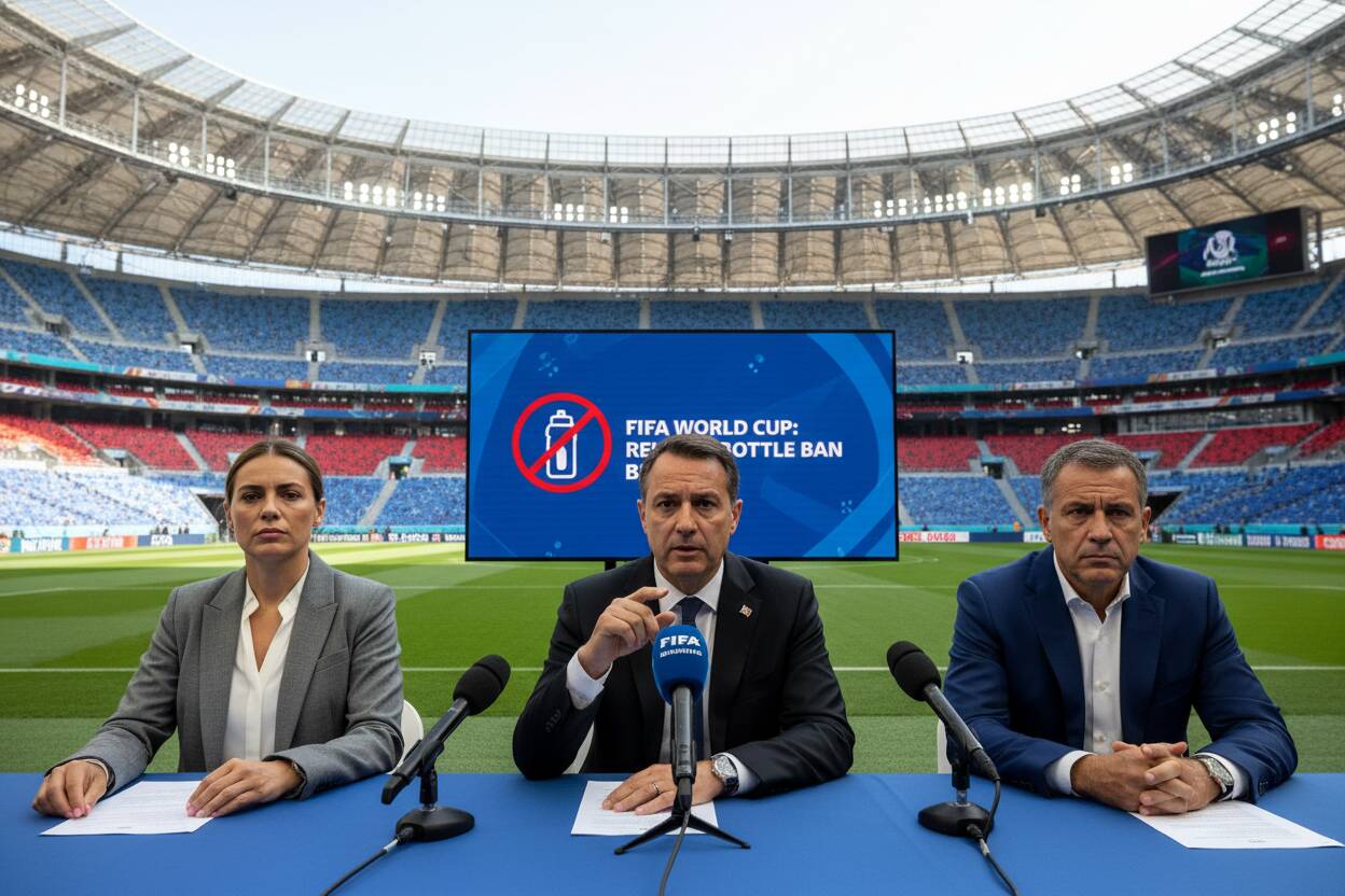 ¿Prohibidas las botellas de agua en el Mundial 2026? La medida de FIFA que genera polémica