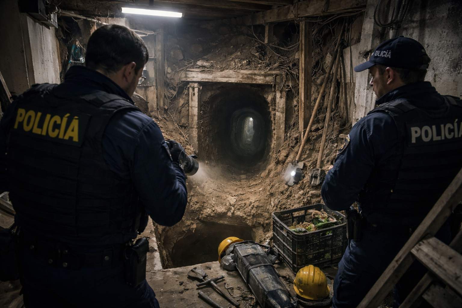Policías frustran robo millonario a banco en Montevideo tras descubrir un túnel secreto