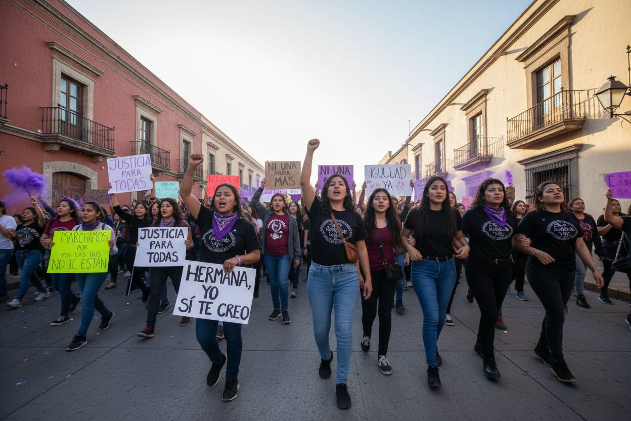 8M Sonora: Colectivas exigen justicia ante la violencia persistente contra mujeres