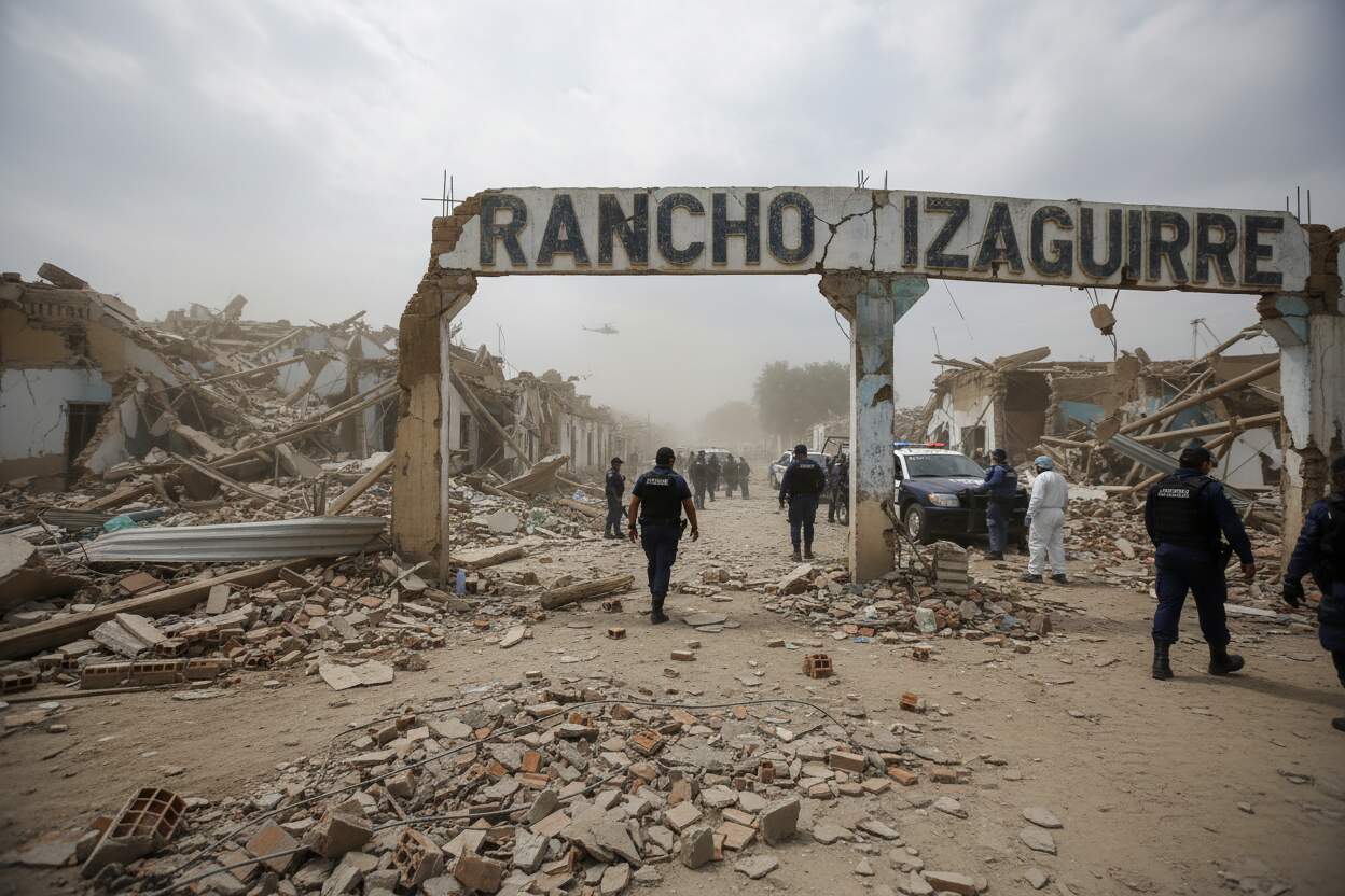 47 detenidos por campo de exterminio del narco en Jalisco