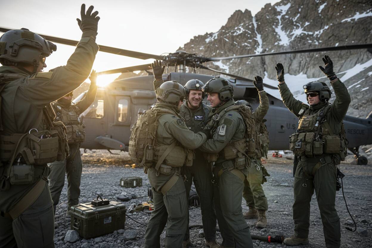 EEUU rescata sano y salvo a segundo piloto tras accidente aéreo en Irán