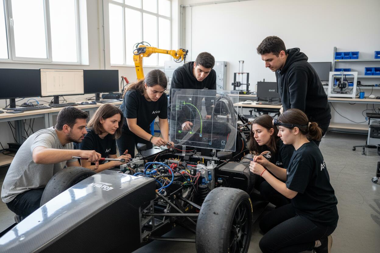 Jóvenes mexicanos diseñan auto para competir en STEM Racing a nivel global