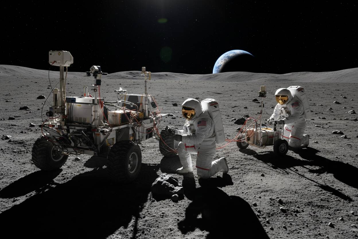 NASA busca hielo lunar para futura exploración humana
