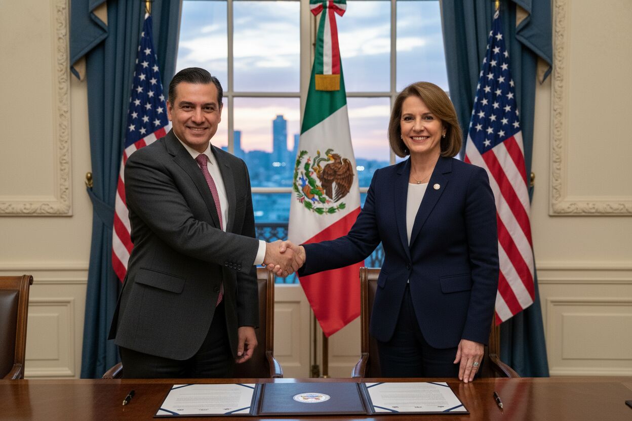 México y EU firman acuerdo para un mercado aéreo bilateral competitivo