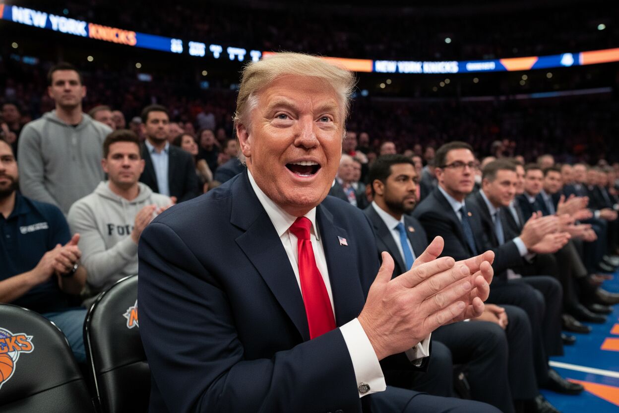Trump asistirá a las Finales de la NBA en el Madison Square Garden