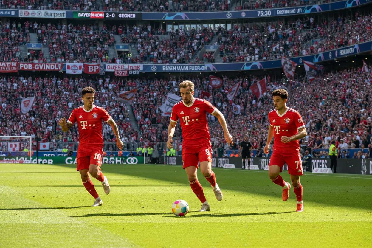 El Bayern Múnich: La línea de ataque más letal de Europa con Kane, Díaz y Olise