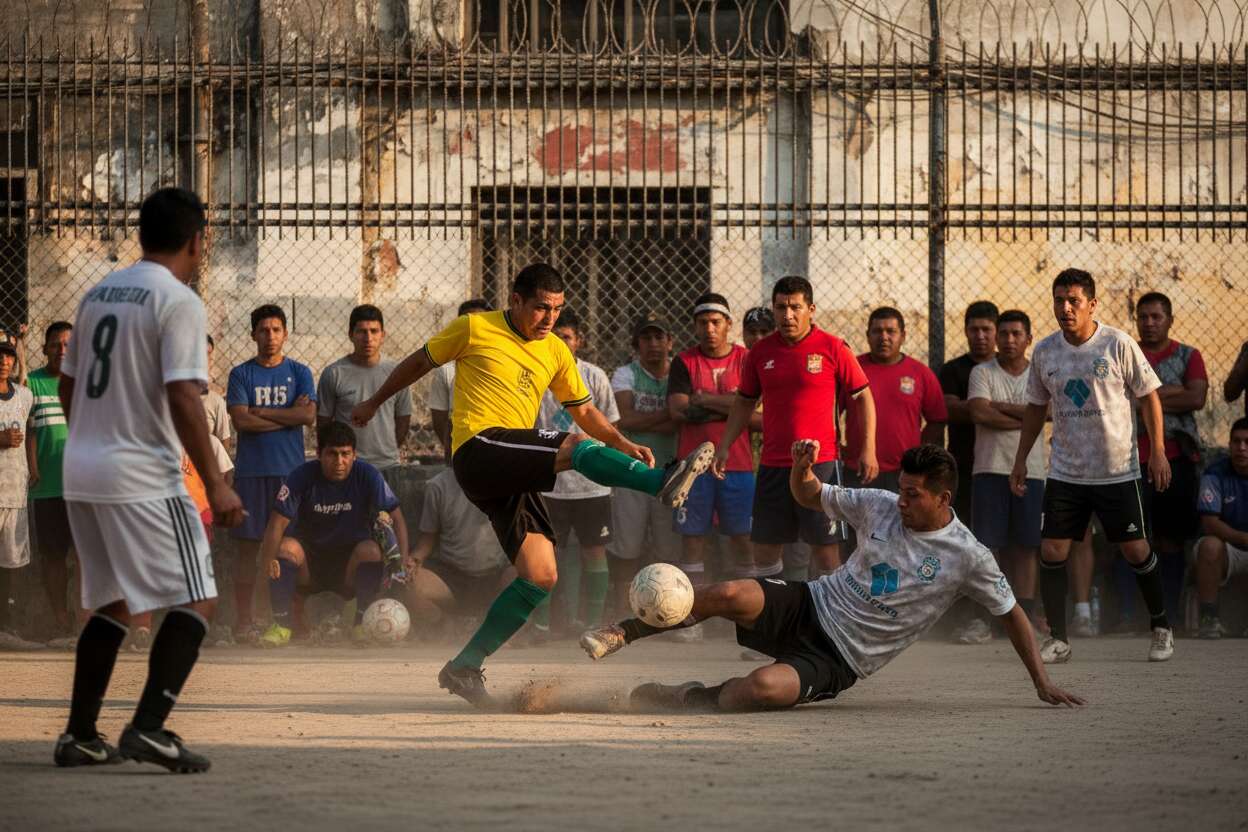 Fútbol en el Reclusorio: Una escapada temporal a través del deporte