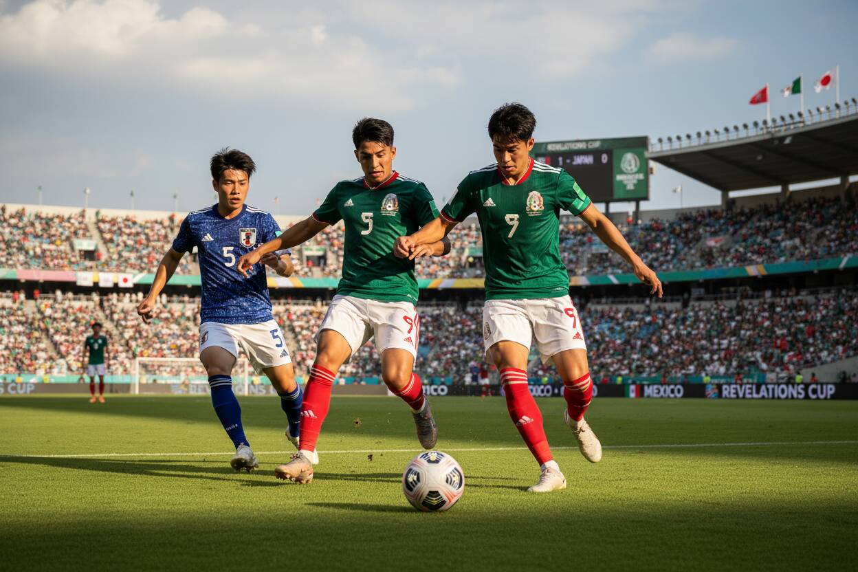 México cae ante Japón en su debut en la Revelations Cup 2026