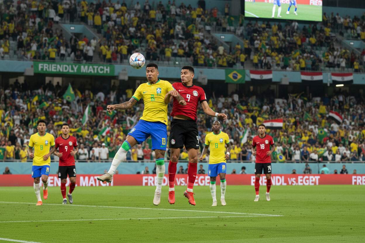 Brasil vs Egipto: Predicciones y apuestas para el Amistoso