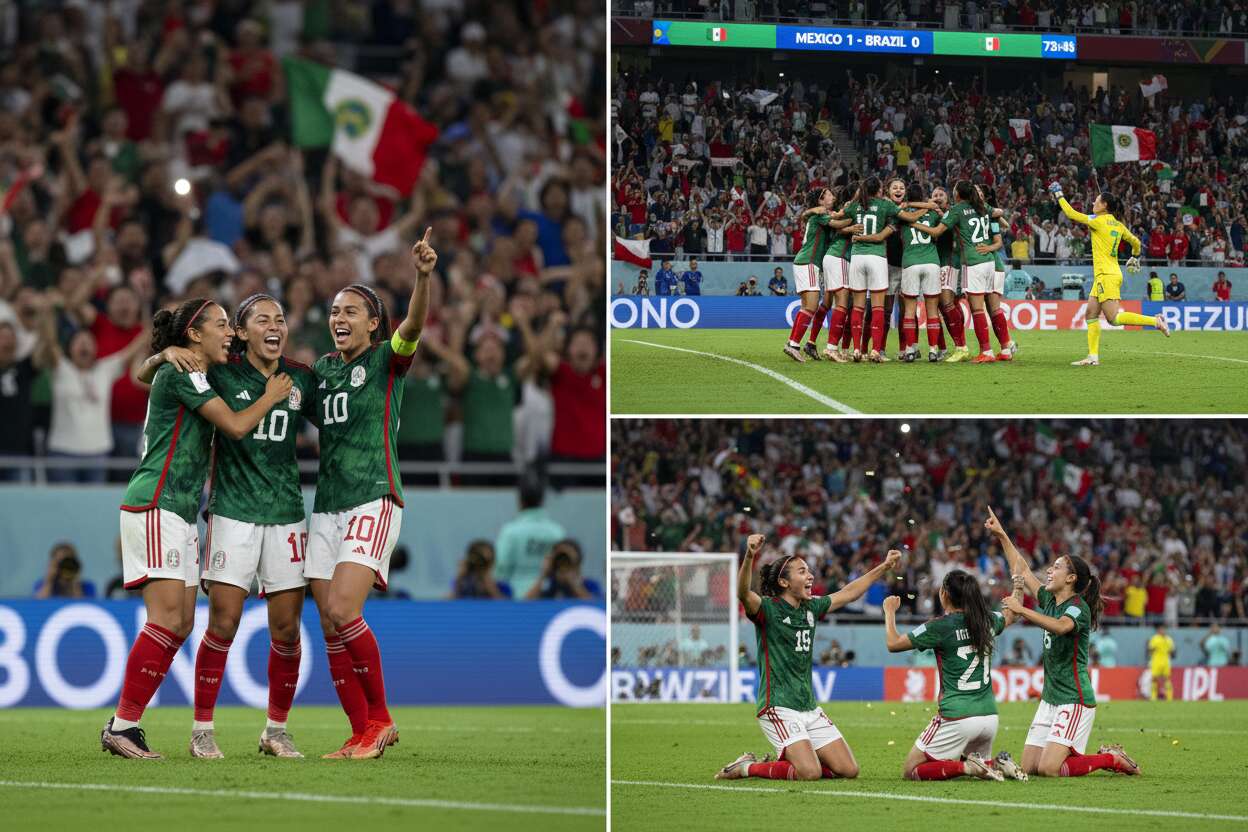 México vence a Brasil 1-0 y extiende racha invicta a 13 partidos