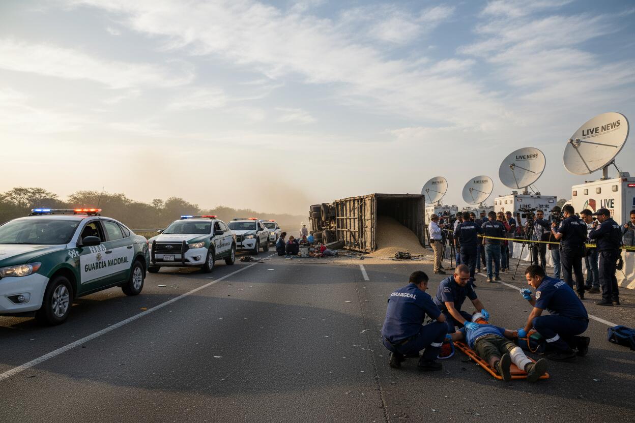 Guardia Nacional denuncia abuso en persecución y disparos contra camión en Puebla