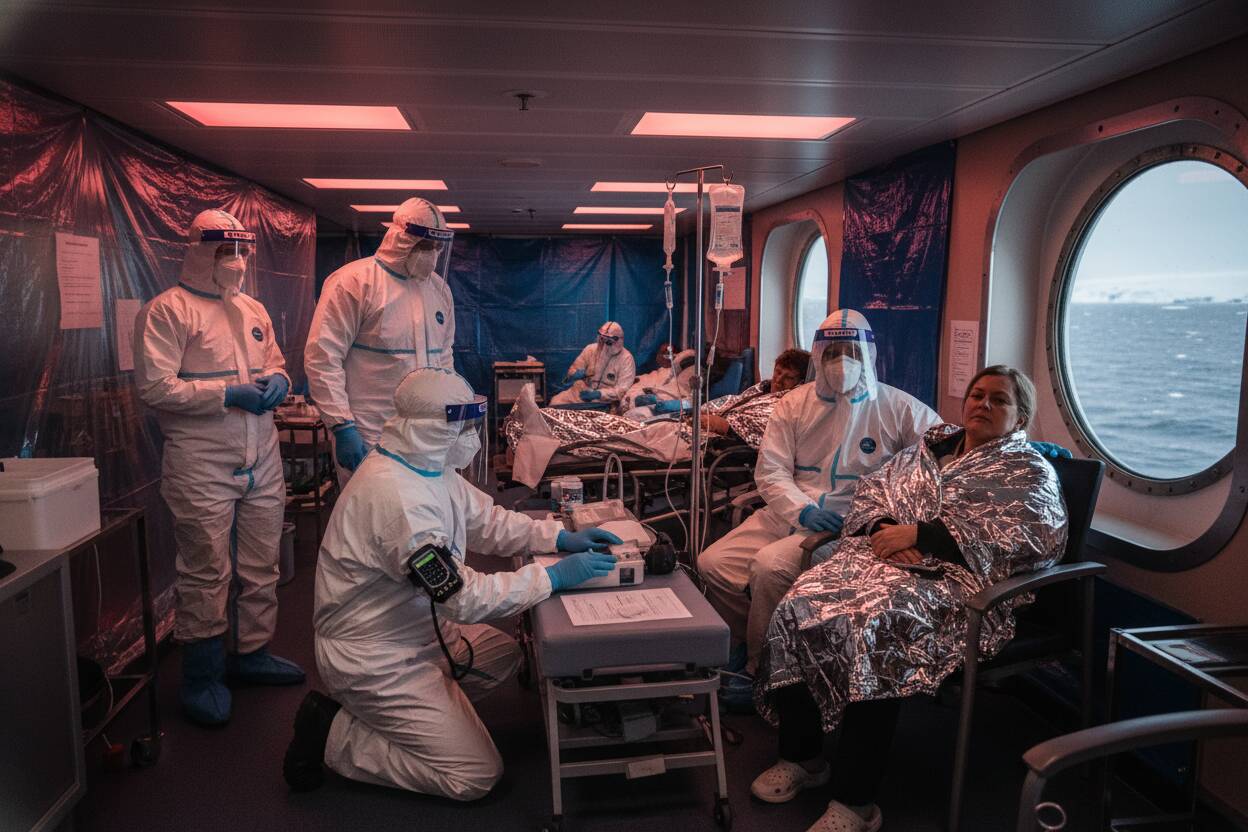 Brote de Hantavirus en Crucero: preocupación internacional por casos fatales