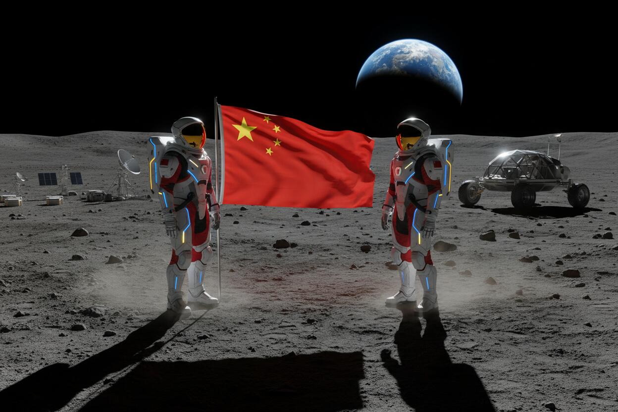 China busca alunizar antes de 2030 y establecer base lunar permanente