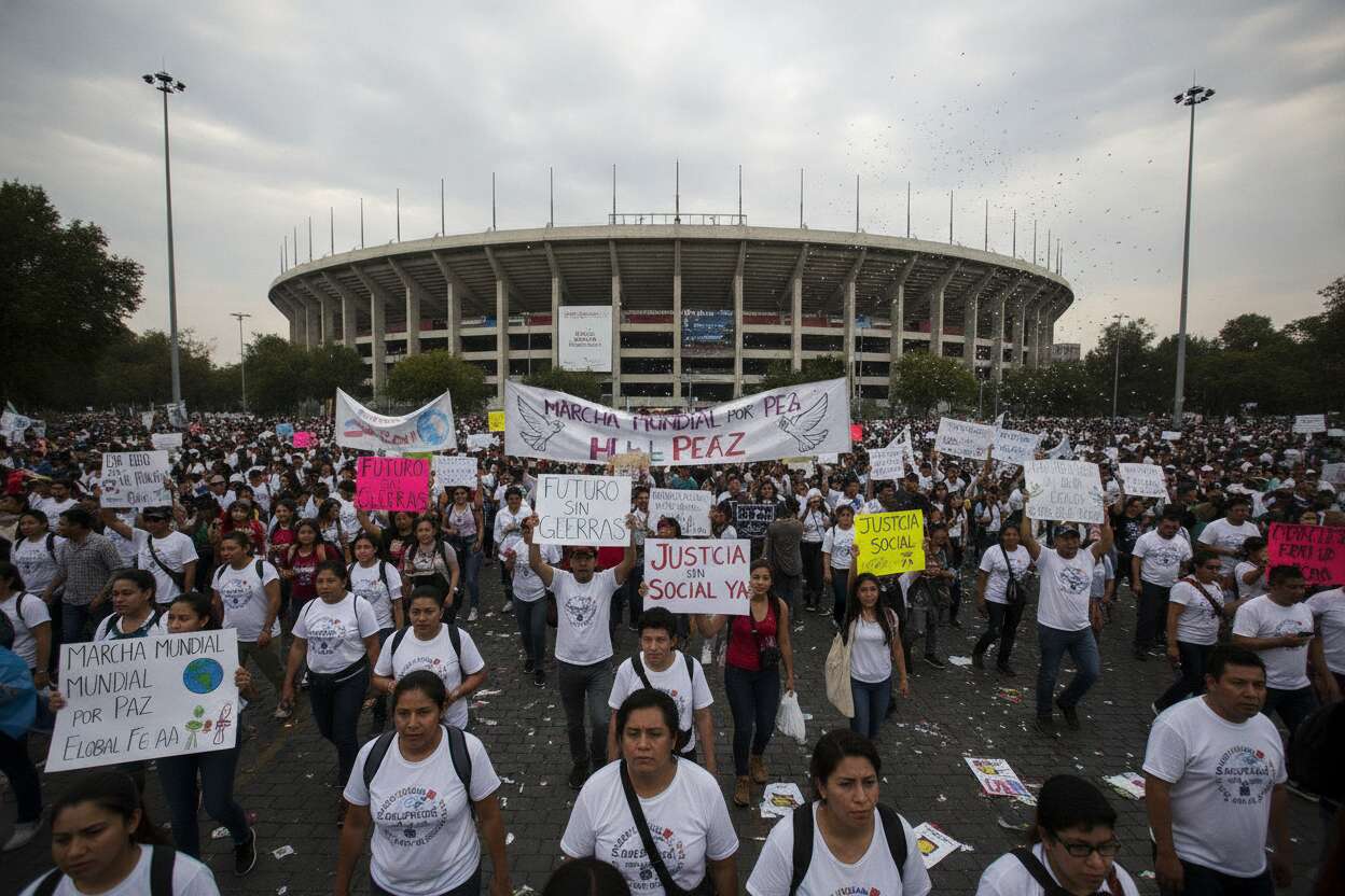 Mega marcha al Mundial: colectivos exigen justicia y derechos en CDMX