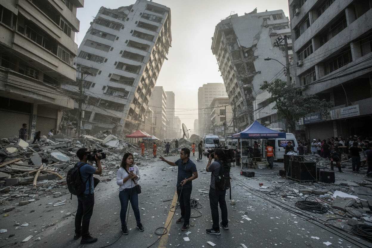 Terremoto magnitud 8.2 sacude Filipinas, alerta de tsunami en la región