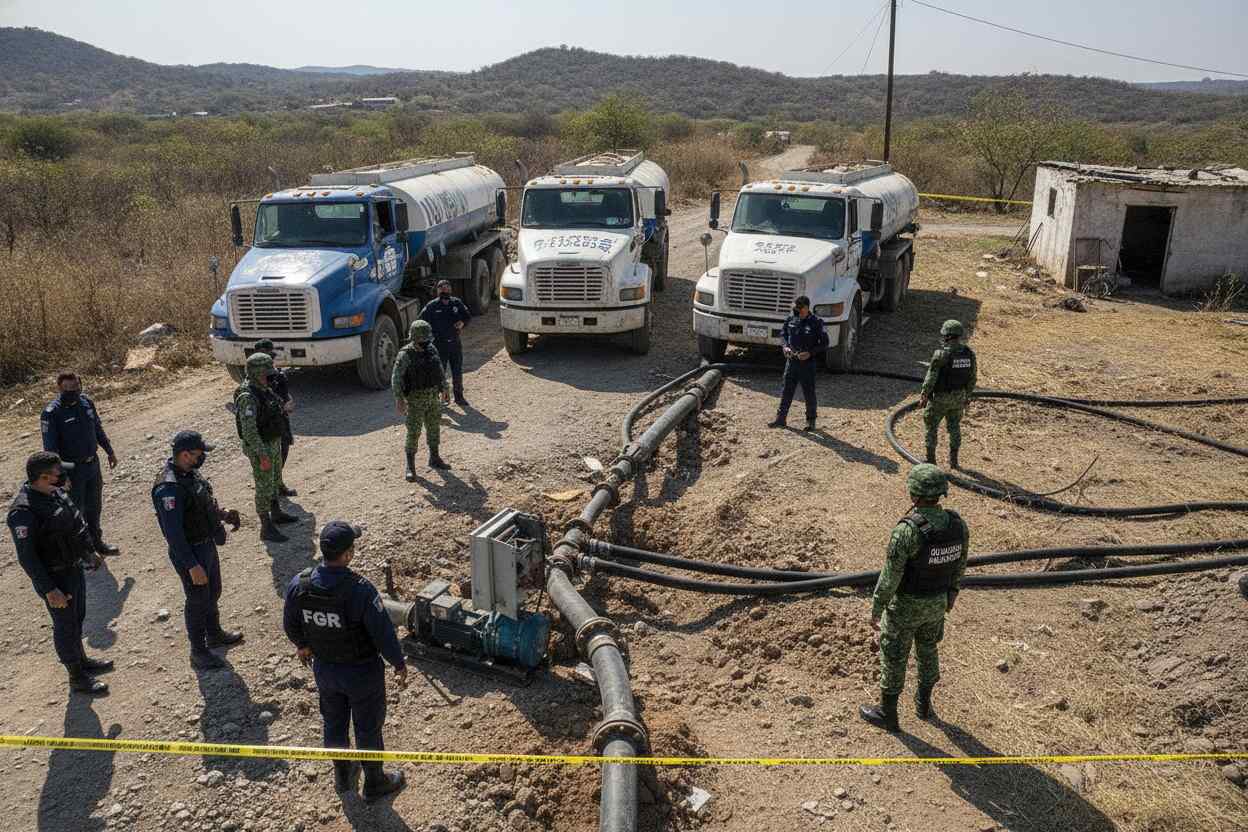 Cae red de extracción ilegal de agua en Puebla: recuperan hasta 3.5 millones de litros diarios que abastecerían a 35 mil personas