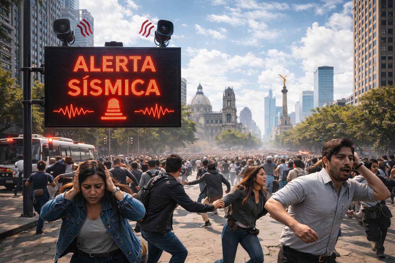Alarma sísmica sacude a la CDMX: sismo de 5.7 con epicentro en Oaxaca