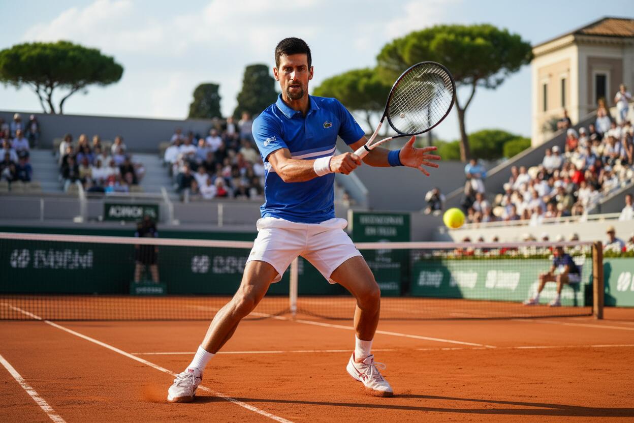 Novak Djokovic regresa a la acción en Roma con miras al título número 25 en Grand Slam