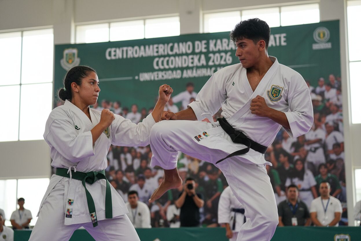 Atletas de Anáhuac Mayab triunfan en Campeonato Centroamericano de Karate