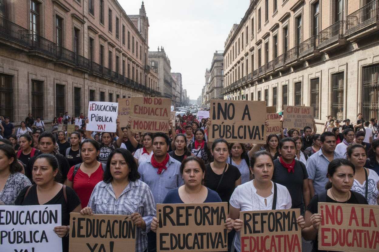 CNTE ratifica huelga nacional y llama a fortalecer protestas