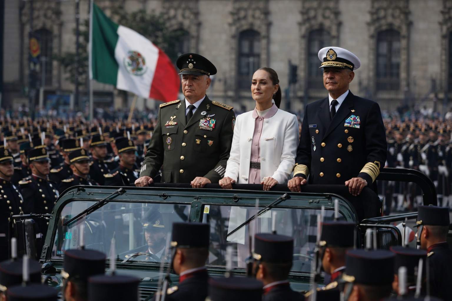 Así fue la ceremonia encabezada por Sheinbaum por la Marcha de la Lealtad en el Zócalo