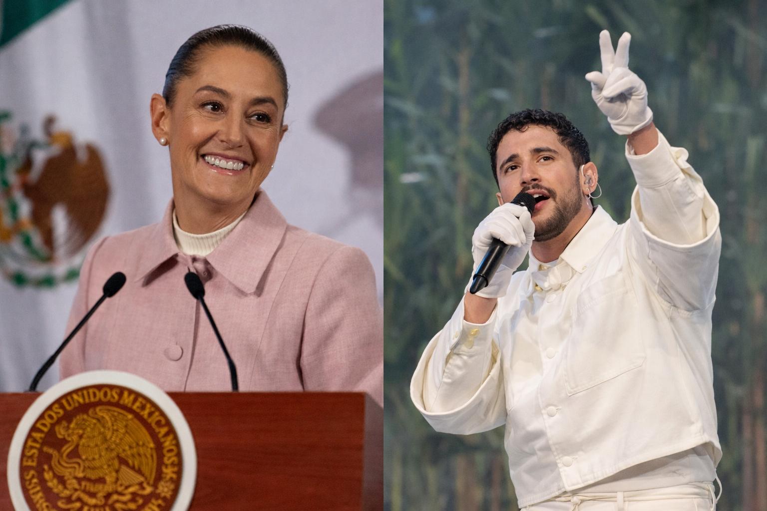 Sheinbaum reacciona al show de Bad Bunny en el Super Bowl: “Un momento de orgullo latino”