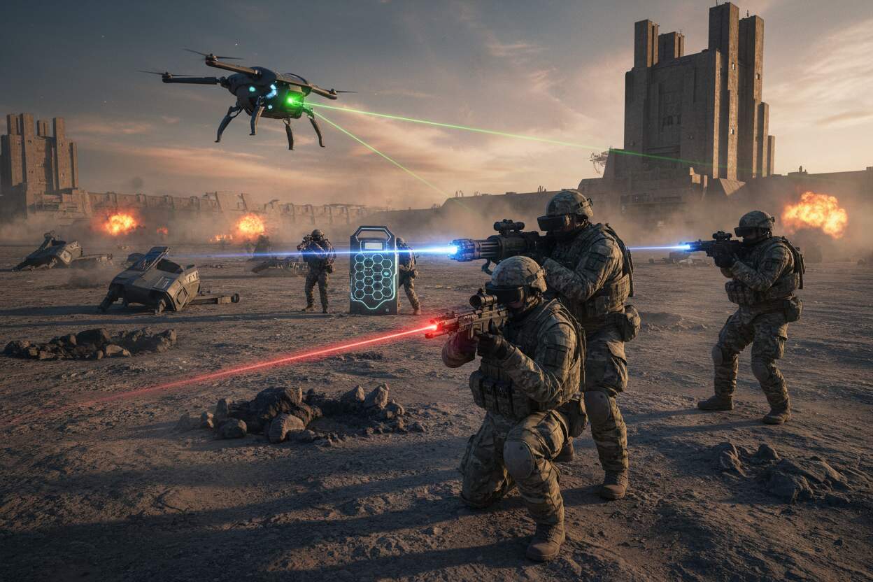 La era del láser: Armas futuristas transforman el conflicto global