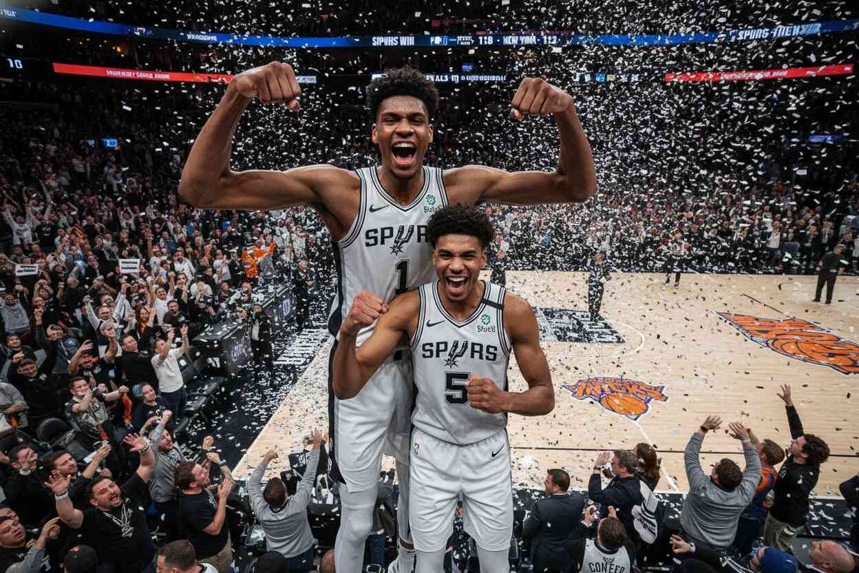 Spurs vencen a Knicks en Nueva York, forzando quinto partido en las Finales de la NBA