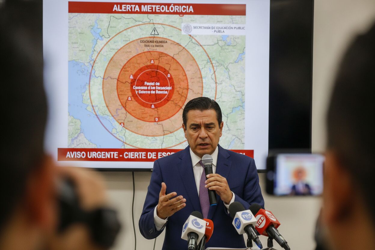 Suspensión de clases en sierras Norte y Nororiental por lluvias en Puebla