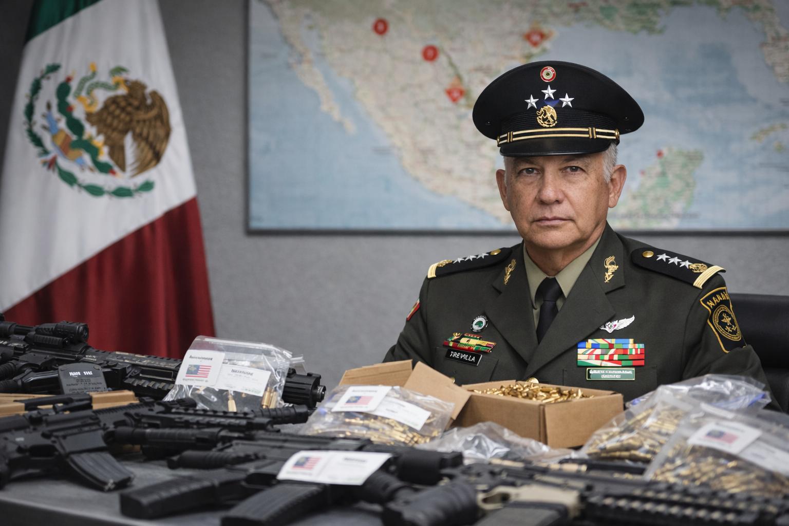 El 78% de las armas decomisadas en México provienen de Estados Unidos