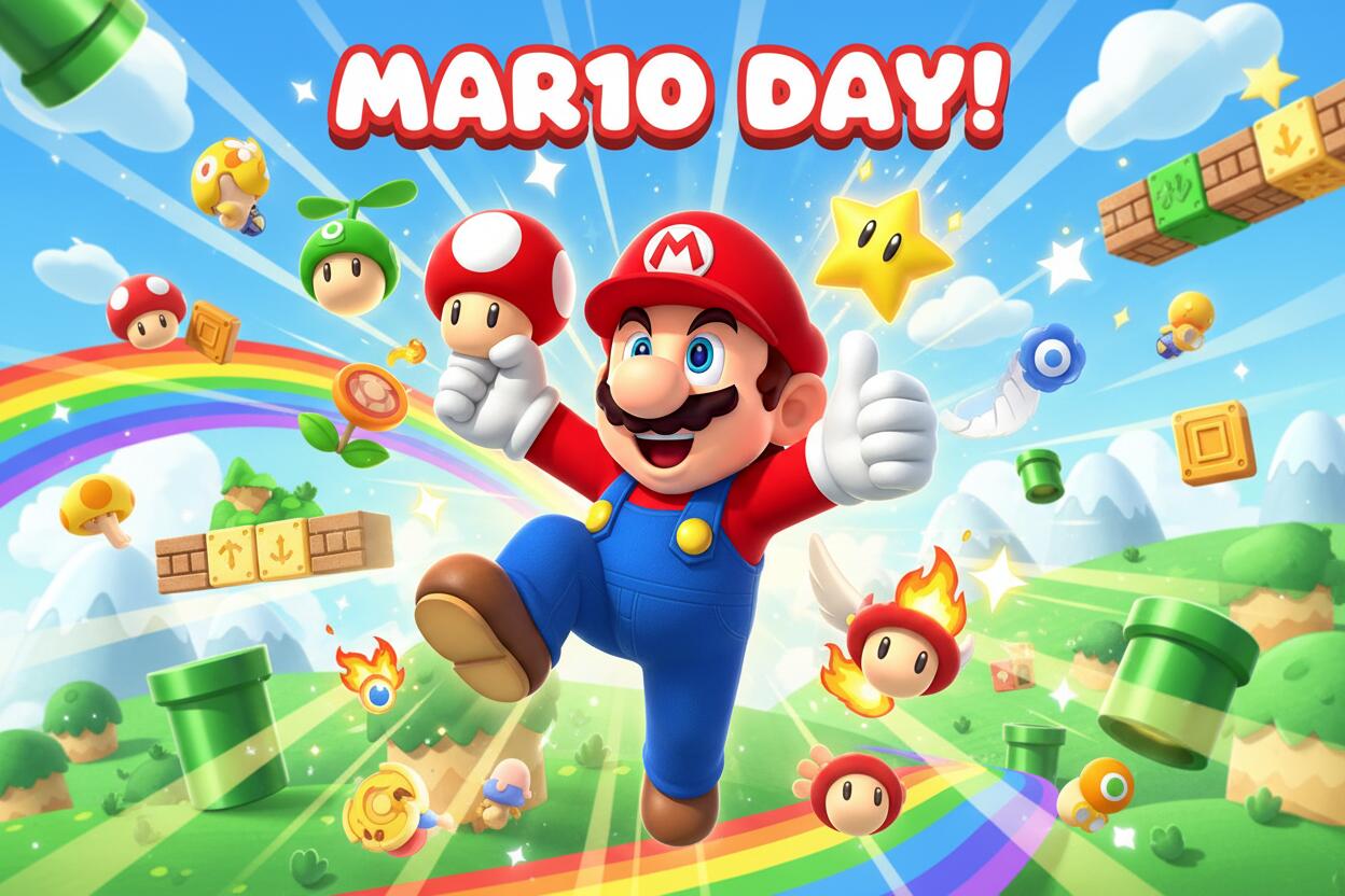 MAR10 Day: Celebración de 40 años de Super Mario Bros. y el estreno de su película
