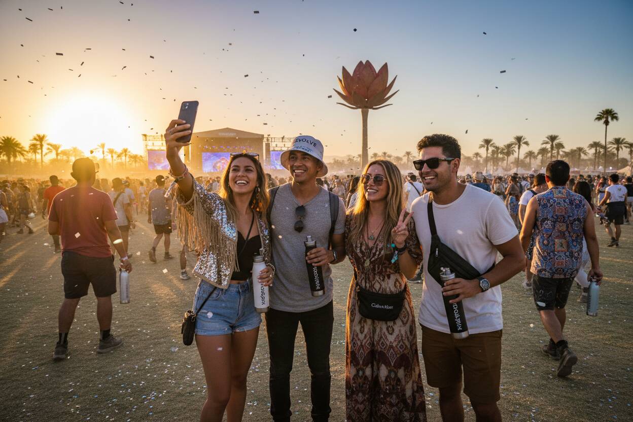 Cómo influencers monetizan Coachella a través del contenido generado por ellos mismos