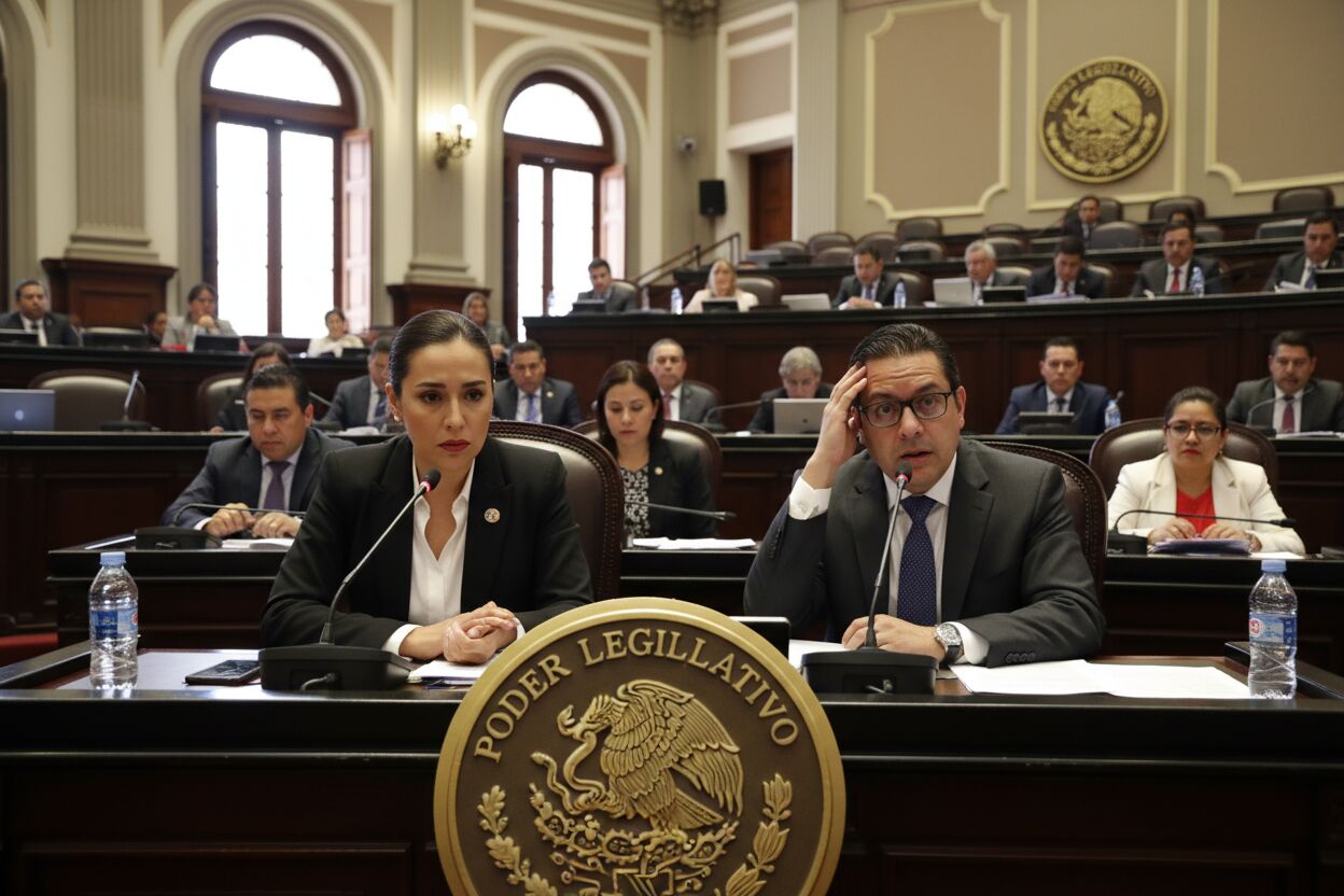 Diputados proponen política integral contra robos a transporte público en Edomex.