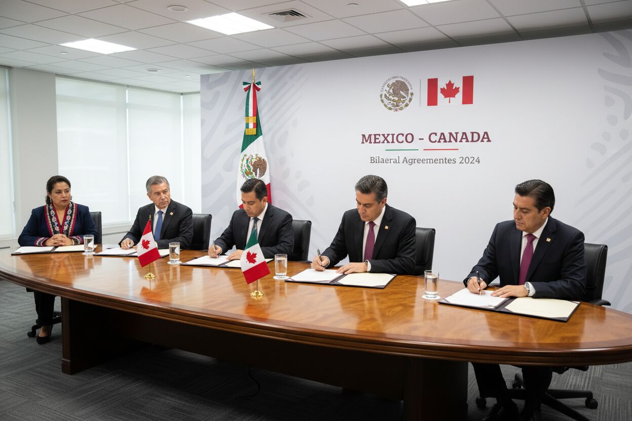 México y Canadá firman acuerdos para impulsar industria farmacéutica conjunta