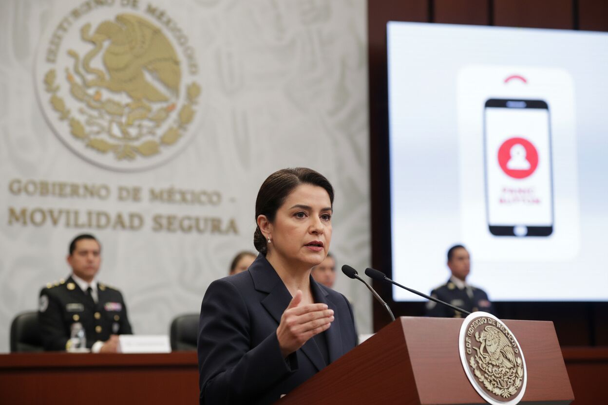 Botón de pánico para taxis por app busca proteger a mujeres en México
