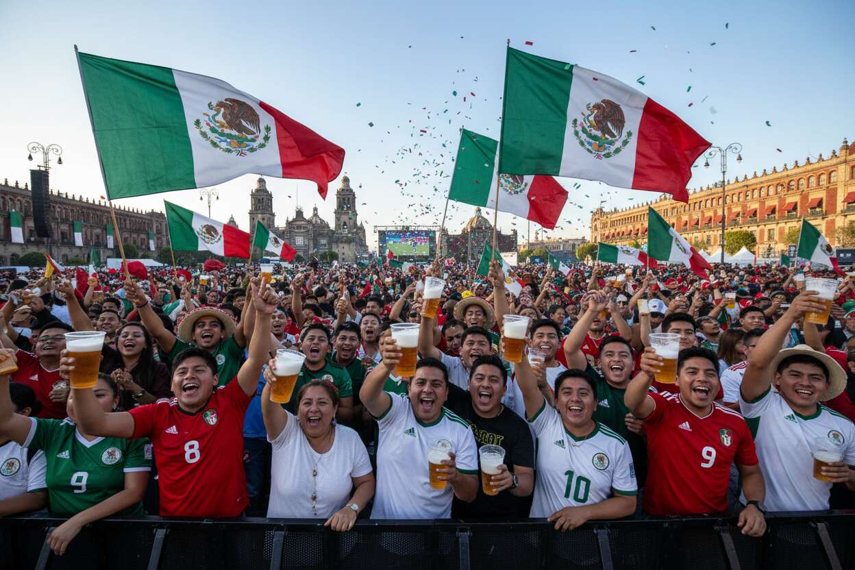Consumo de cerveza permitido en Fan Fest del Mundial en México: checa los detalles